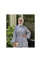Ni̇hle 1130-05-25 Button Front Waist Tie Shirt Loose Leg Pants Silk Satin Suit 1-2-3 Size - 3