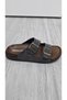 Men's Orthopedic Anatomical Daily Non-Slip Sole Soft Leather Buckle Stylish Comfortable Home and Outdoor Slippers - 4
