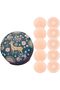 5 Pair Women Reusable Cover Adhesive Stick-on Bra Pad Petals/Sticker/Pasties With Metal Box