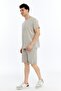 2-Piece Men's T-Shirt - Shorts Set Regular Modal Blend (Shorts - T-Shirt) - 4