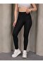 Women's Black Leopard Printed Scuba Fabric Leggings – High Waist, Shaping - 6