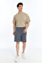 Men's Parachute Thin Fabric Comfortable Fit Hidden Zipper 3 Pocket Shorts - 3
