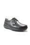 Dr. Comfort 10014 Black Genuine Leather Bonded Orthopedic Diabetic Men's Candy Shoes - 2