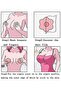 Women's Reusable Adhesive Stick-on Silicone Peel and Stick Bra Pad Petals Cover - 4