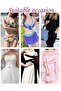Women's Reusable Adhesive Stick-on Silicone Peel and Stick Bra Pad Petals Cover - 6