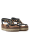 Women's Stone Detailed Daily Sandals 25Y 25Y171-1 Z Black - 5