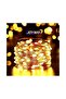 مجموعة مصابيح خيطية من الكربون تعمل بالطاقة الشمسية، مكونة من قطعتين، باللون الذهبي، مقاس 5.8×4.5×2.1 بوصة - 2