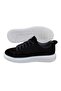Large Size Casual Sports Shoes Black Suede - 4