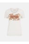 Women's Slim FiT Logo Flowers T-Shirt - 5
