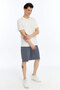 Men's Parachute Fabric Casual Woven Bermuda Shorts with Side Pockets