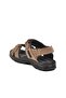 صندل للأولاد من الجلد الطبيعي من Sand Nubuck 1305 G - 4