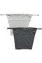 Women's Cotton Camisole Cleavage Cover Clip-on Mock Lace Camisecret - Set of 2 - 3