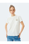 Beige Printed T-Shirt - 3