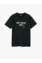 Black Printed Sport T-Shirt