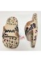 Summer Detail Leopard Patterned Anti-Slip Eva Anatomic Sole Women's Wet Floor, Home and Street Slippers - 5