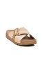 Beige Women's Slippers Bento 117.001 Z