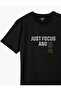 Black Printed Sport T-Shirt - 3