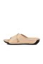 Beige Faux Leather Women's Slippers Bento 16.043 Z - 2