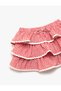 Layered Ruffled Elastic Waist Gingham Mini Skirt - 3