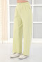 Shallow Pleated Women's Pants with Wide Legs