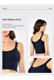 3405 Women's Strappy Ribbed Crop Tank Top - 4