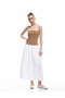Strapless Neckline Sleeveless Color Block A-Line Long Dress