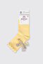 Liberty Fabric Socket Ribbon Detailed Baby Girl Socks - 3