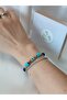 Miyuki Hand Knitted Women's Bracelet Navy Blue Evil Eye Bead Special Design Evil Eye Bead Bracelet - 8