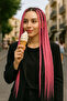 Candy Pink African Braiding Hair |   100 g Kanekalon Fiber |   Rasta & Box Braid Compatible –Crest-E Trade - 2
