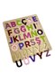 Masal Alphabet Puzzle, Turkish Alphabet, Wooden Find-And-Insert Puzzle, Colorful Educational Puzzle, Letter Learning - 6