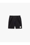 Cotton Blended Waist Lace up Shorts with Pocket Label Detail - 3