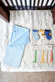Large Birth Set (Hospital Release, Baby Backpack, Carrycot, Blanket, 10Pcs Wipes and 3Pcs Socks) - 8