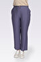 30271 Indigo Lyocell Fabric Casual Cut Waist Elastic Pants - 6