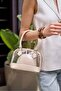 Cream Women's Transparent Mini Hand and Shoulder Bag