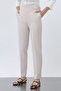 Women's Carrot Cut Pants - 18242Pnt - Beige - 4