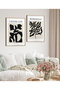 Double Wooden Framed Painting, 2 Piece Poster Painting, Ikili082-30X40