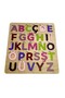 Masal Alphabet Puzzle, Turkish Alphabet, Wooden Find-And-Insert Puzzle, Colorful Educational Puzzle, Letter Learning - 4