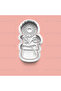Flower Besley Dwarf Cookie Mold and Sugar Dough Mold Set of 4 0024-Set - 4