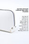 White Shk222 Faux Leather, Zippered, 4 Compartments, Strap Phone Wallet and Handbag - 7