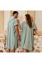 Kappa Bathrobe - Turquoise كابا كبار مخيوط - تركواز