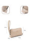 Mink Shk222 Faux Leather, Zippered, 4 Compartments, Strap Phone Wallet and Handbag - 4