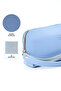 Blue Shk222 Faux Leather, Zippered, 4 Compartments, Strap Phone Wallet and Handbag - 5