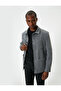 Jacket Button Pocket Detailed Classic Collar