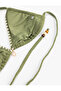 Crochet Detailed Beaded Triangle Bikini Top - 3