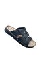 Men's Orthopedic Sole Slippers Daily Comfortable Home and Out - Work Slippers Black - 2