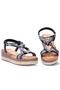 Women's Stone Embroidered Sandals 25Y171-2 - 6
