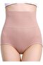 Women's Seamless High Waist Tummy Control Panty,Free Size (Black/Pink) - 5