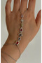 'Nin's Silver Colored Colored Stone Steel Shahmeran - 3