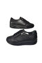 Men's Black Drawstring Genuine Inner Outer Leather Orthopedic Sole Casual Stylish Shoes Goldnn69-22