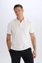 Slim Fit Slim Fit Cotton Short Sleeve Polo T-Shirt X2594Az25Sp